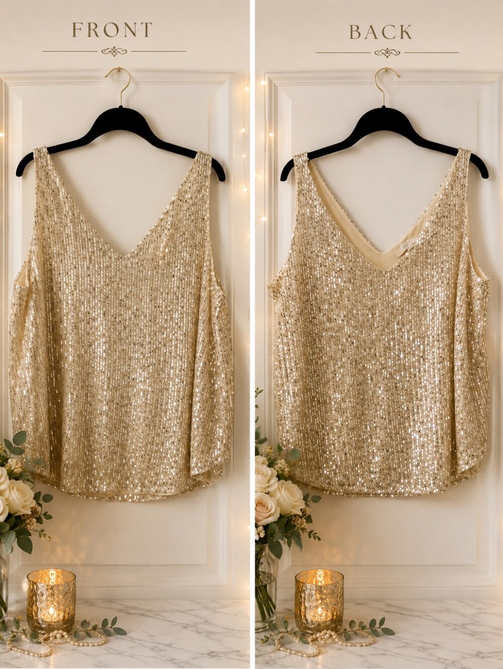 Loft Glamorous Celebratory Gatsby Retro Shimmer Lightweight Sheer Blouse Size XL